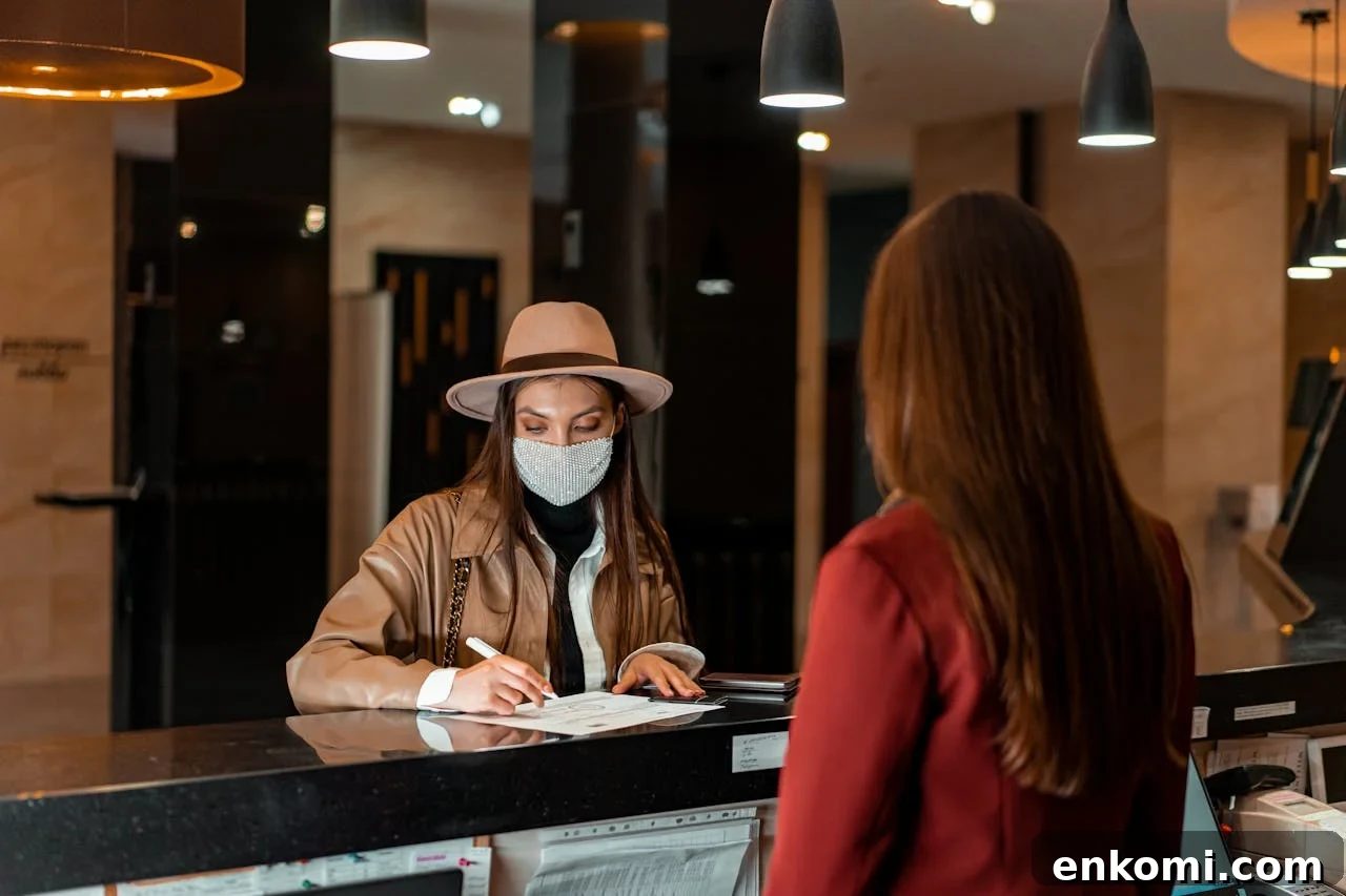 Hotel check-in