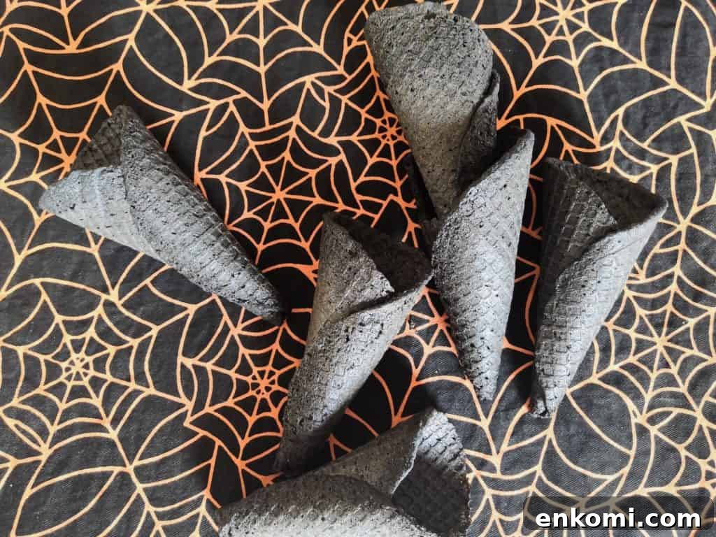 Keto & Sugar Free Halloween Ice Cream Cones