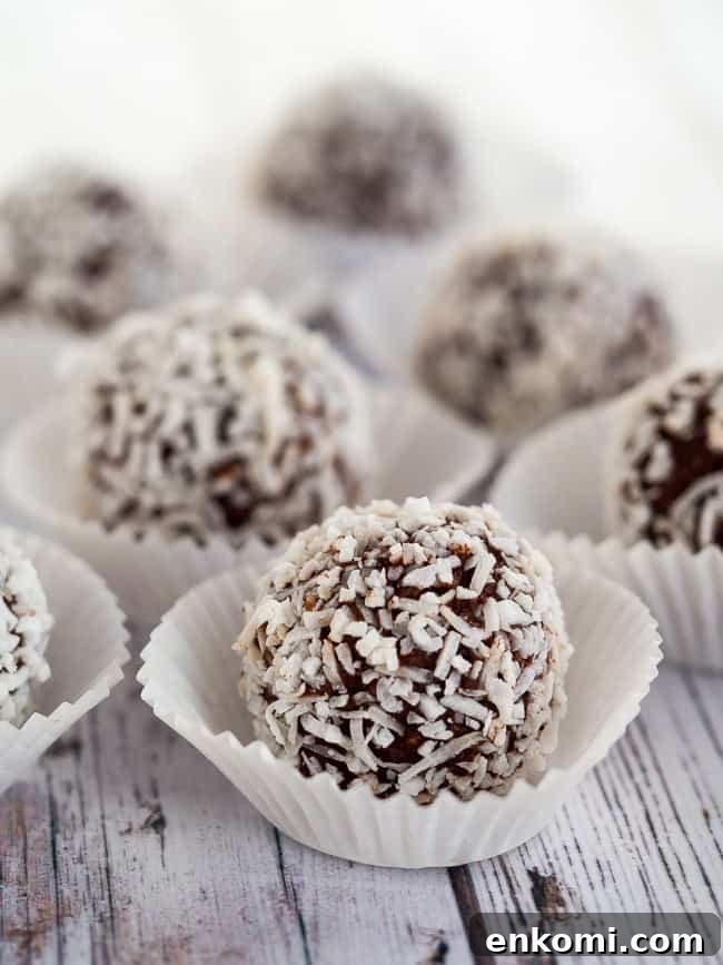 Keto Rum Balls: Low-Carb, Sugar-Free Chocolate Truffles 3 keto rum balls