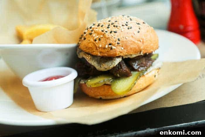 Smoked Beef Cheeks: Sliced Meat for Tacos and Sandwiches 3 beef cheeks in burger patty bun