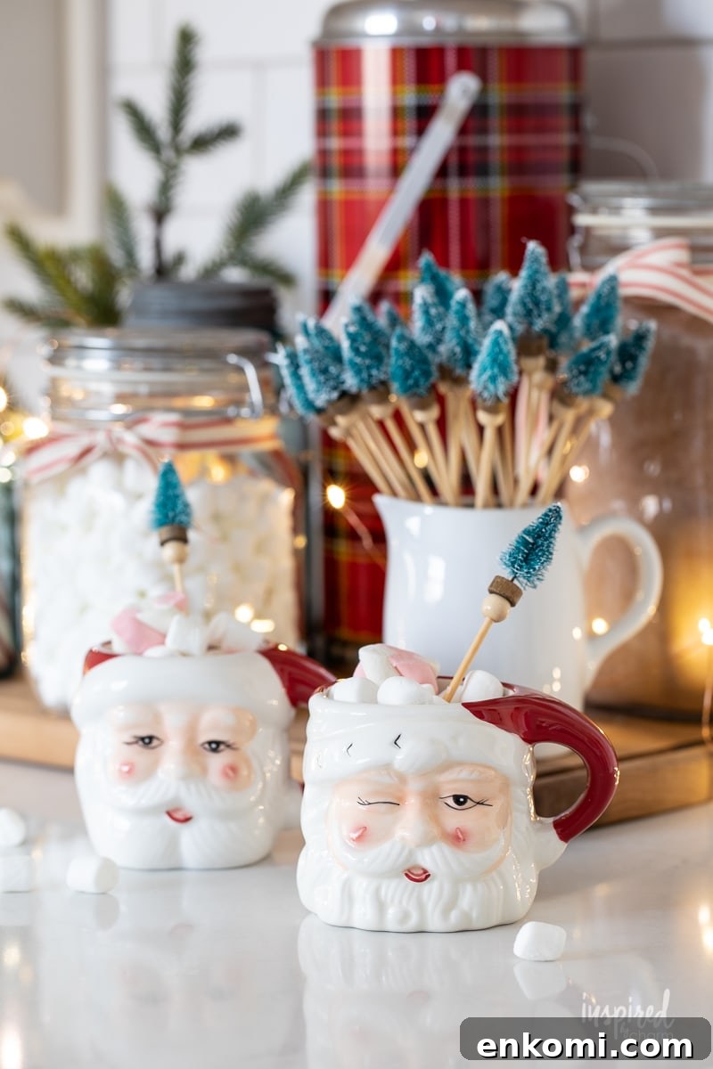 DIY Bottle Brush Drink Stirrers