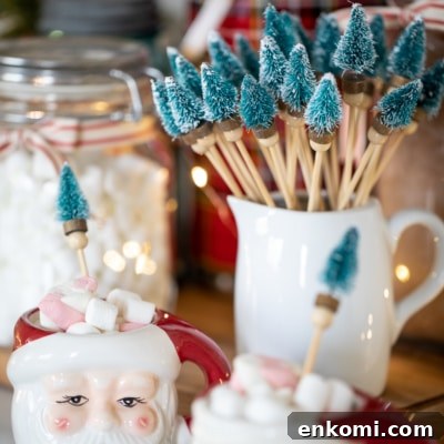 DIY Bottle Brush Drink Stirrers