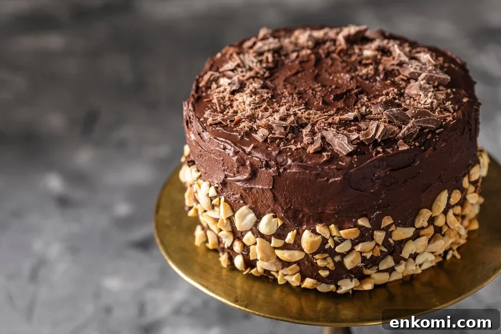 Chocolate Truffle Cream Cake, Basic Birthday Cake Recipe