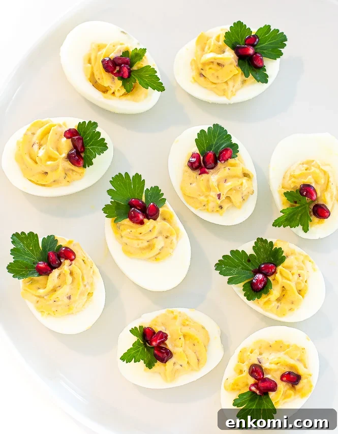Christmas Deviled Eggs