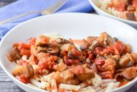 Gluten Free Pasta alla Norma with Crispy Eggplant