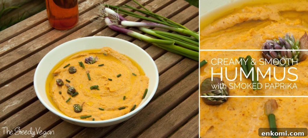 Creamy Smoked Paprika Hummus Recipe 2 creamy hummus with smoked paprika