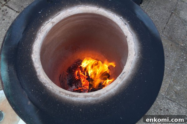 Getting a Tandoor Up to Temperature