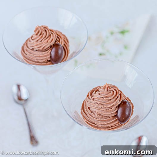 Sugar-Free Chocolate Mascarpone Mousse | Low-Carb, So Simple