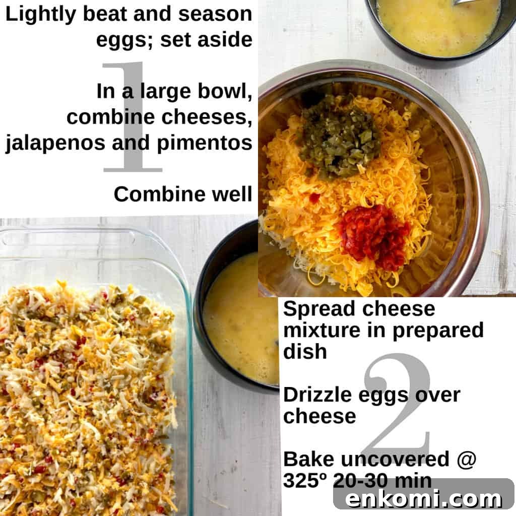Two steps showing how to make jalapeno fudge.