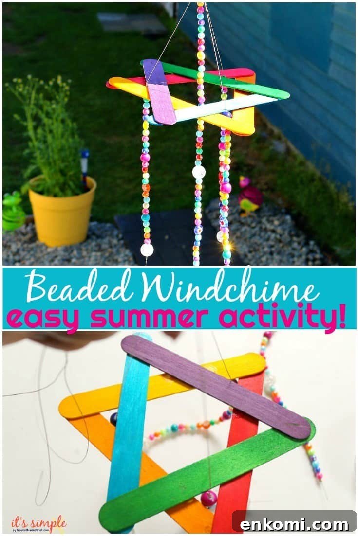 dollar tree craft for kids with beads.