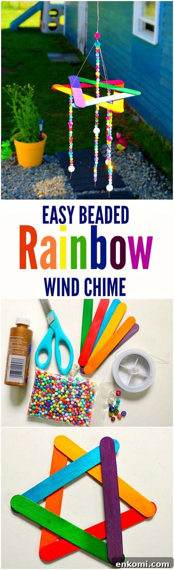 wind chime kids craft