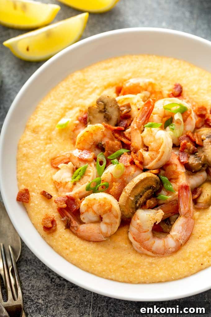 Spicy Valentine's Day Menu for a Romantic Dinner at Home 2 Shrimp and grits