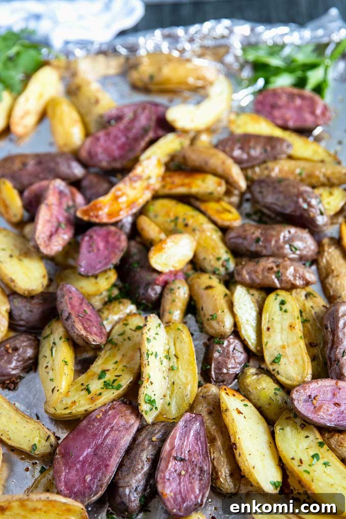 Spicy Valentine's Day Menu for a Romantic Dinner at Home 14 Roasted fingerling potatoes