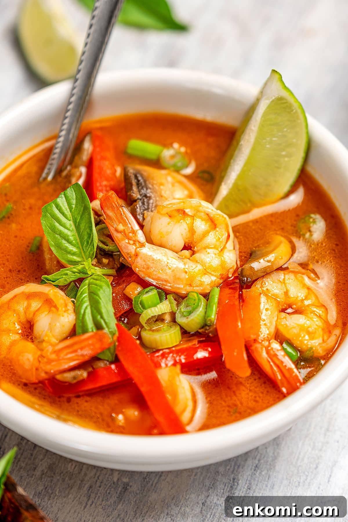 Spicy Valentine's Day Menu for a Romantic Dinner at Home 5 Coconut curry soup with shrimp