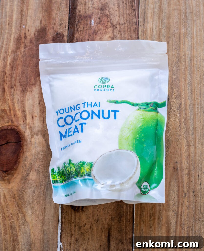 Chili-Lime Coconut Street Tacos with Spiced Meat 3 copra co coconut meat package